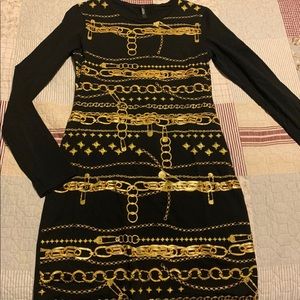 Versace Long Sleeve Dress Woman’s Large